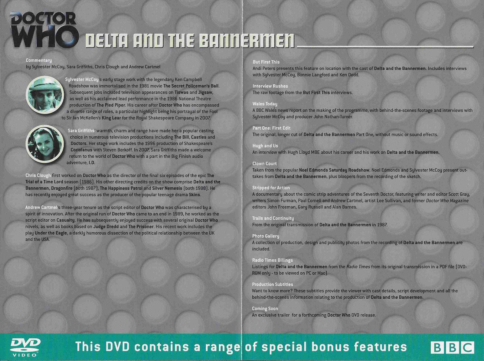 Inserts from BBCDVD 2599